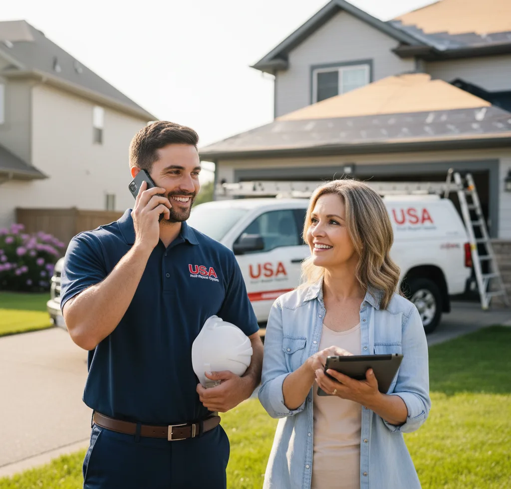 USA Roof Repair Experts customer support in Fox Island